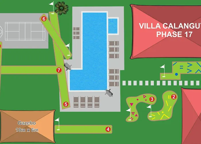 Villa Calangute Phase 17 -16 Or 17Bhk -Great For Large Groups